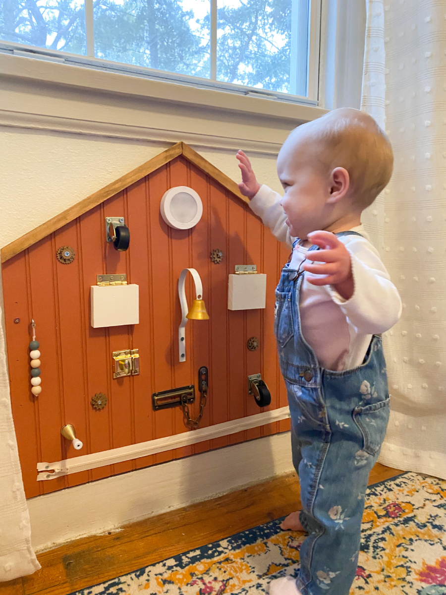 How to make a baby busy board — Hester's Handmade Home