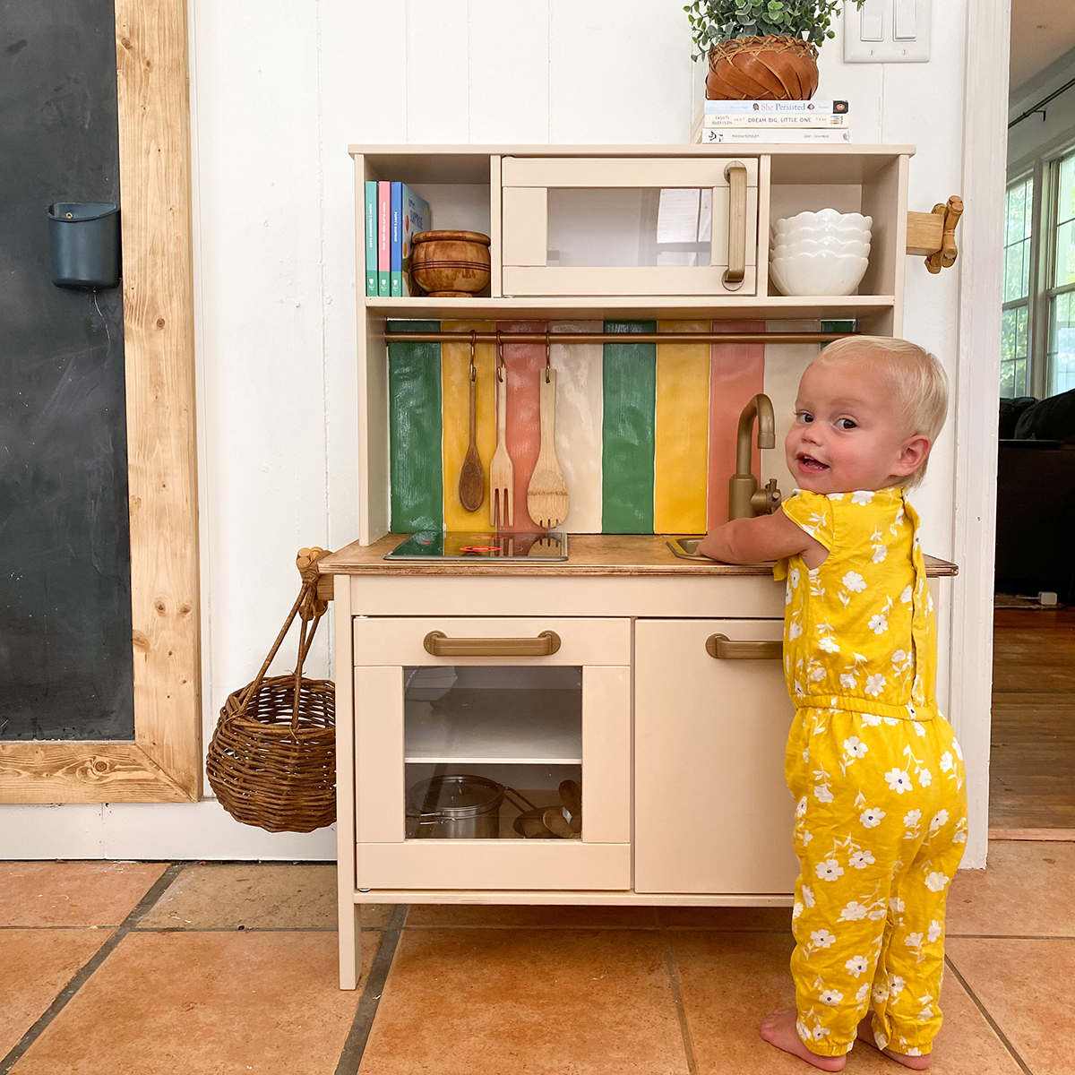 IKEA play kitchen hack — Little House of Light